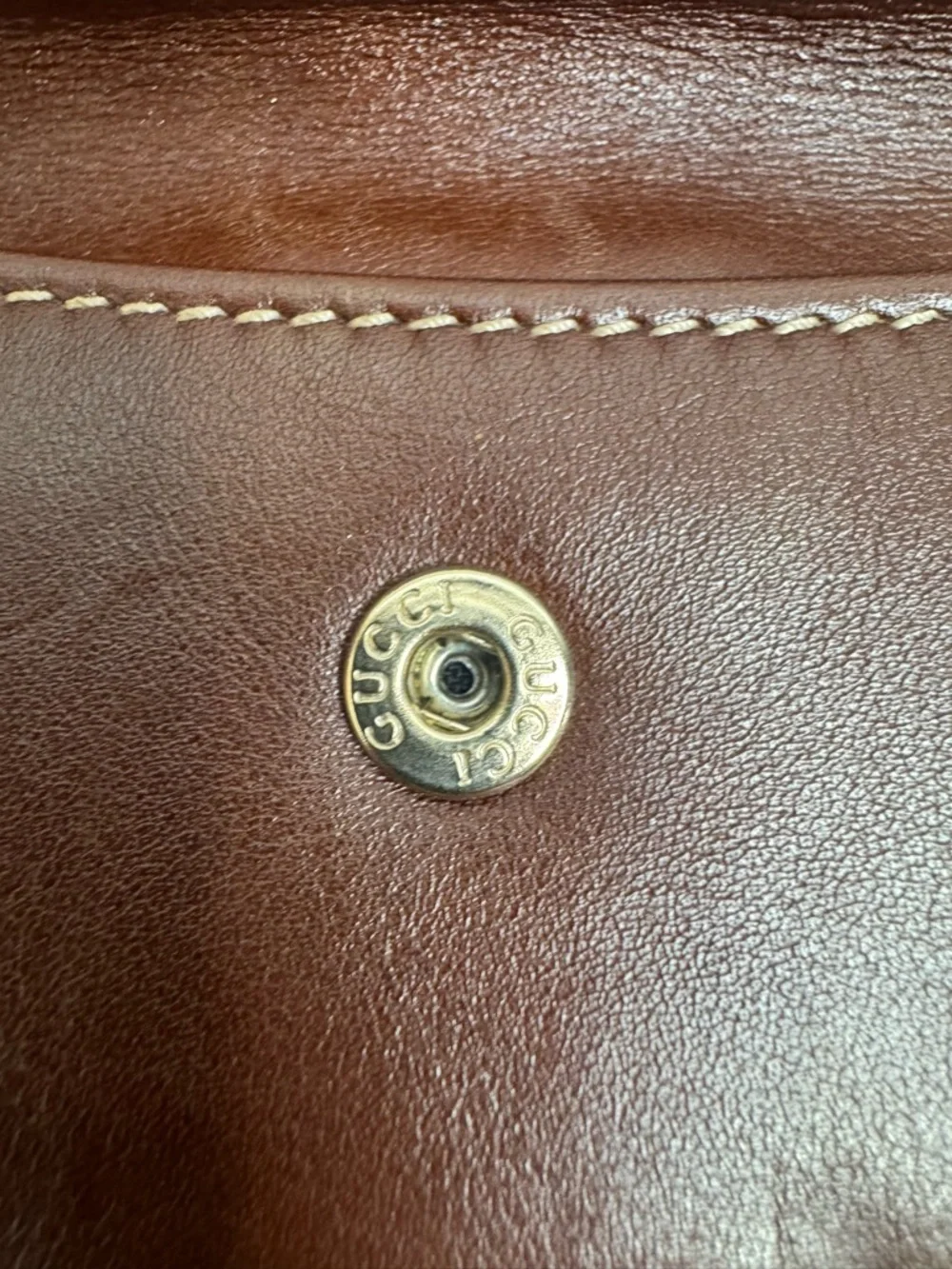 Gucci Bamboo Ring Continental Clutch Check Wallet Vintage - Picture 11 of 15